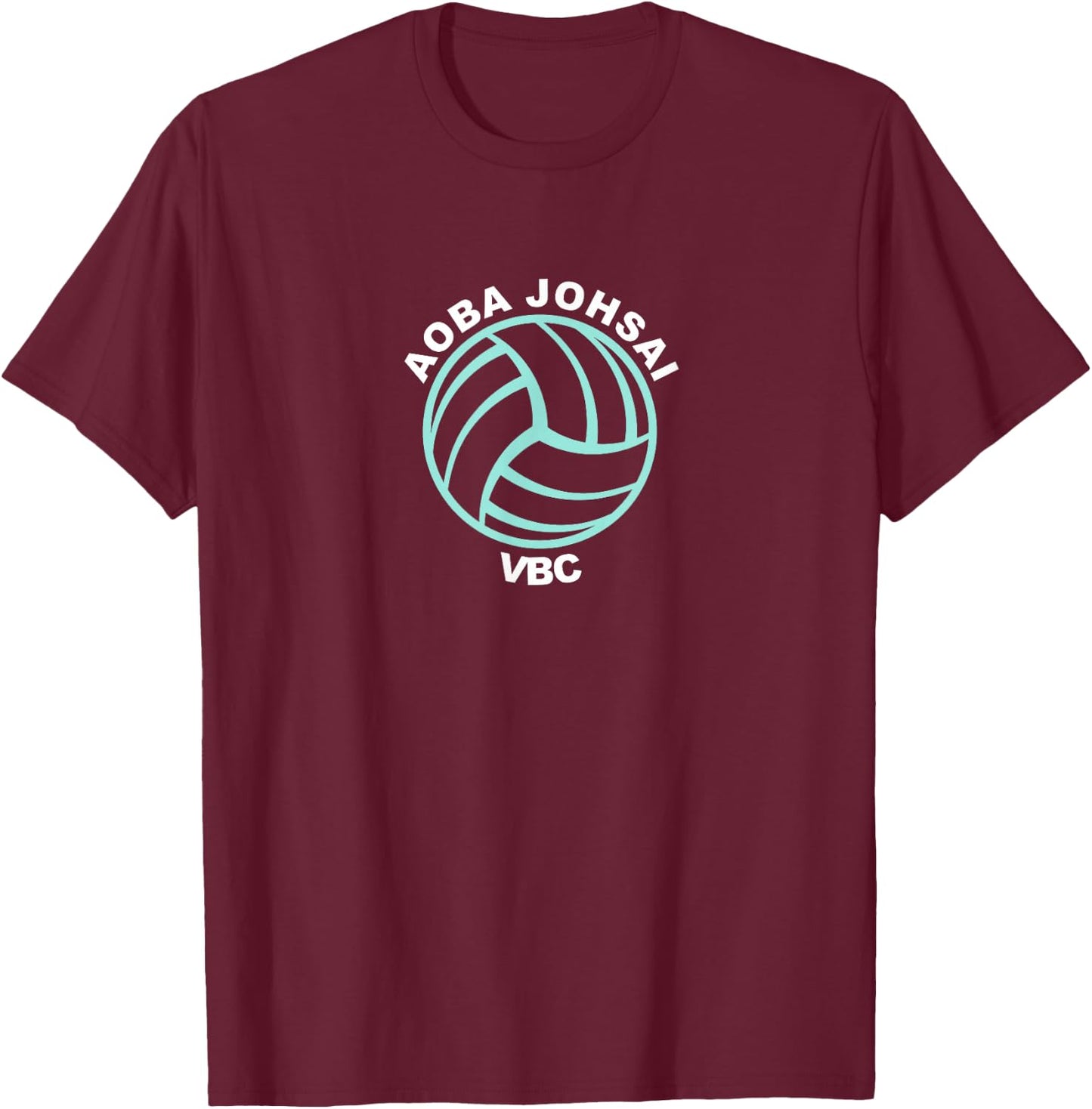 Aoba Johsai High - Volleyball Practice Anime Manga Cosplay T-Shirt - T-Shirt | Maroon