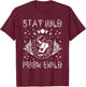 Stay Wild Moon Child Celestial Wiccan Witchy Boho Vibes T-Shirt - T-Shirt | Maroon