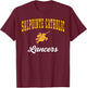 Salpointe Catholic High School Lancers C3 T-Shirt - T-Shirt | Maroon