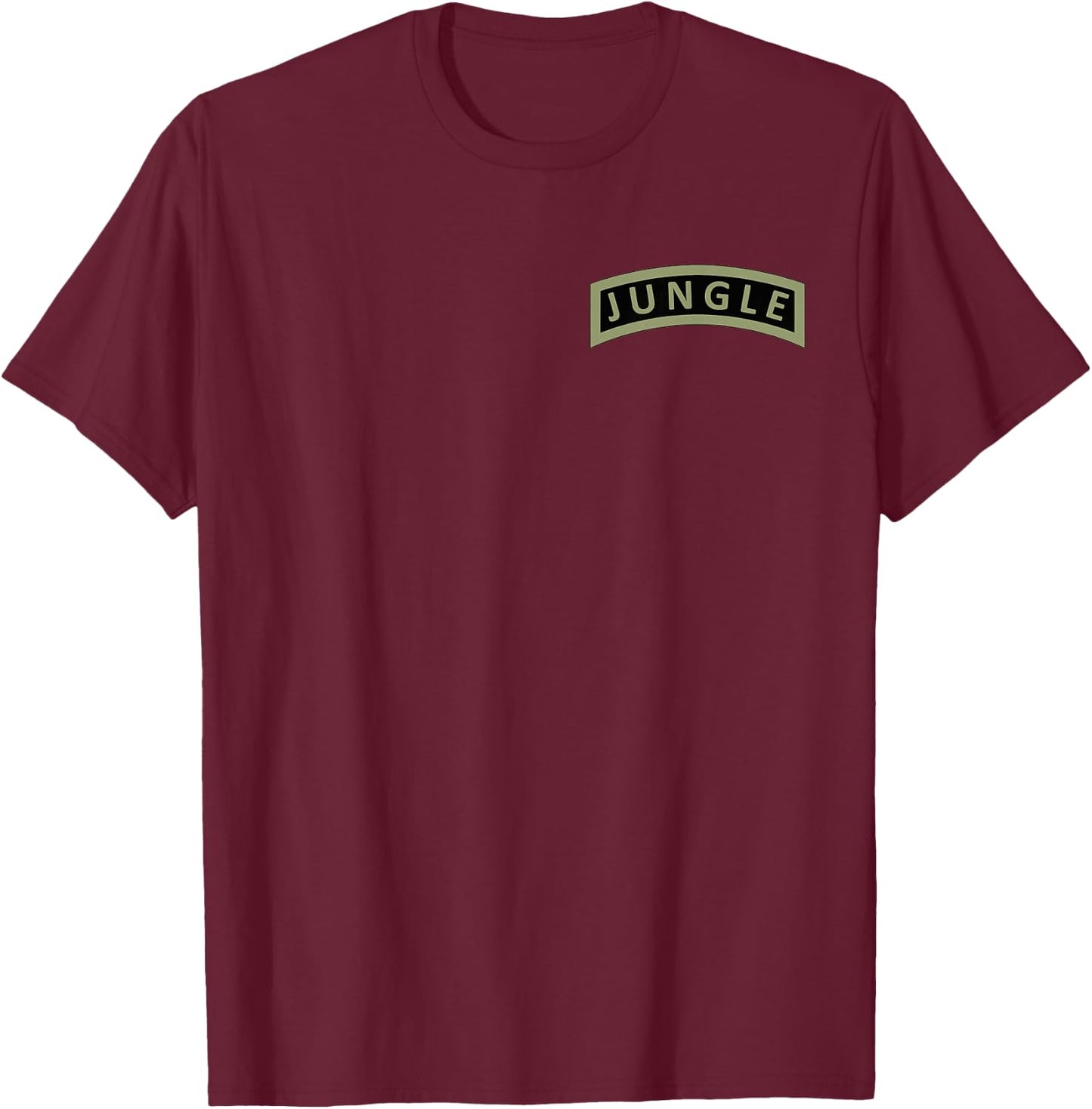 Army Jungle Tab T-Shirt - T-Shirt | Maroon