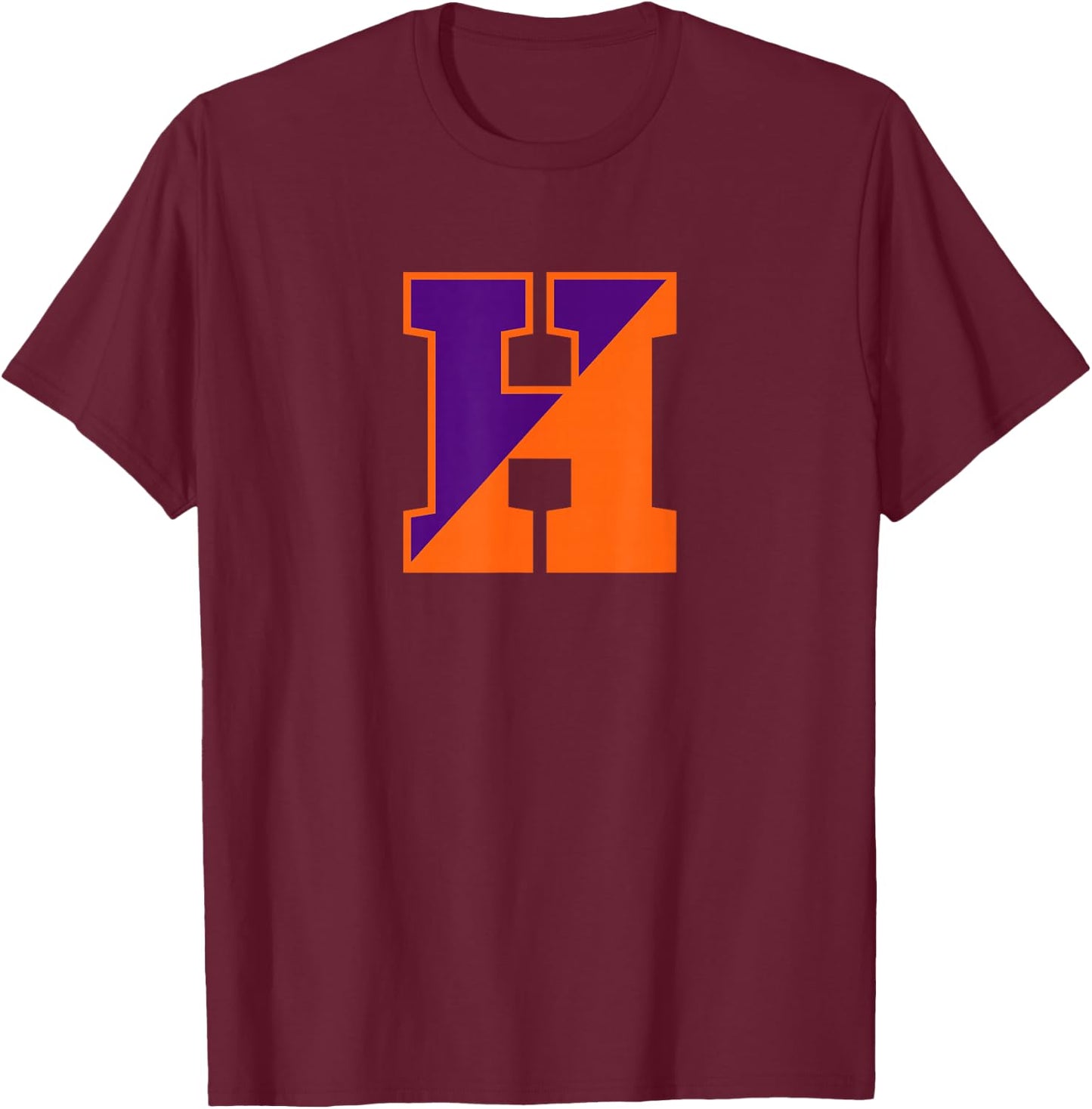 Hobart College Statesmen Monogram Logo HWSC T-Shirt - T-Shirt | Maroon