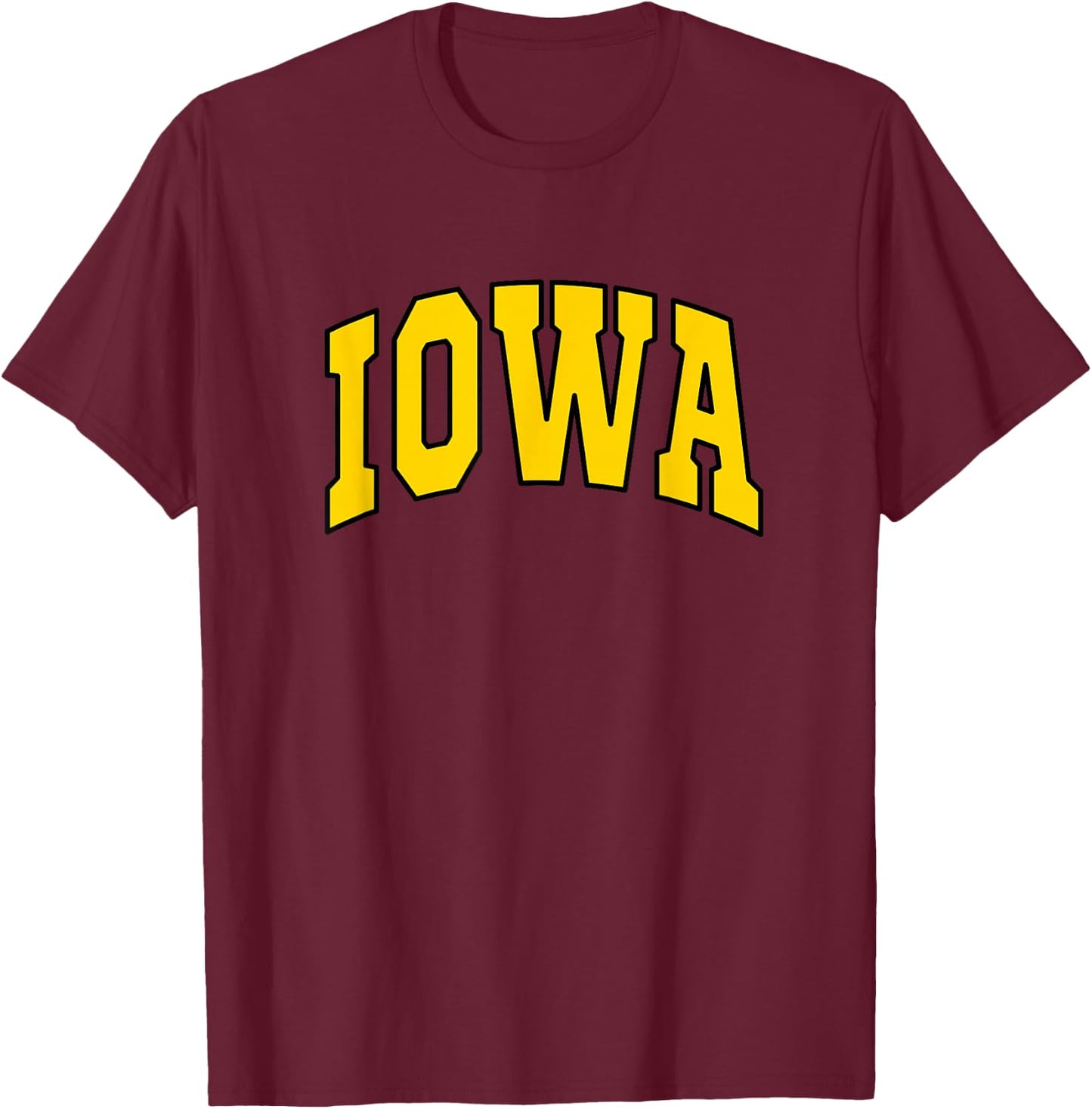 Iowa - Throwback Design - Classic T-Shirt - T-Shirt | Maroon
