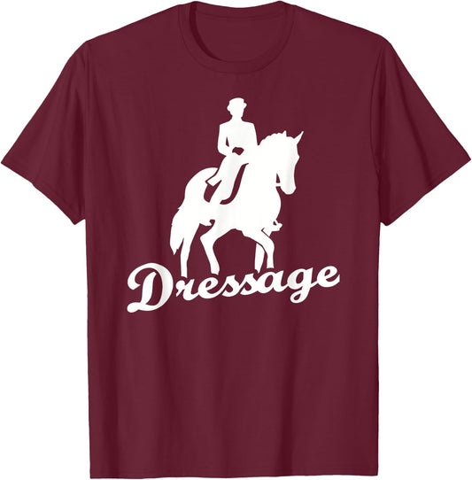 Dressage rider T-Shirt - T-Shirt | Maroon