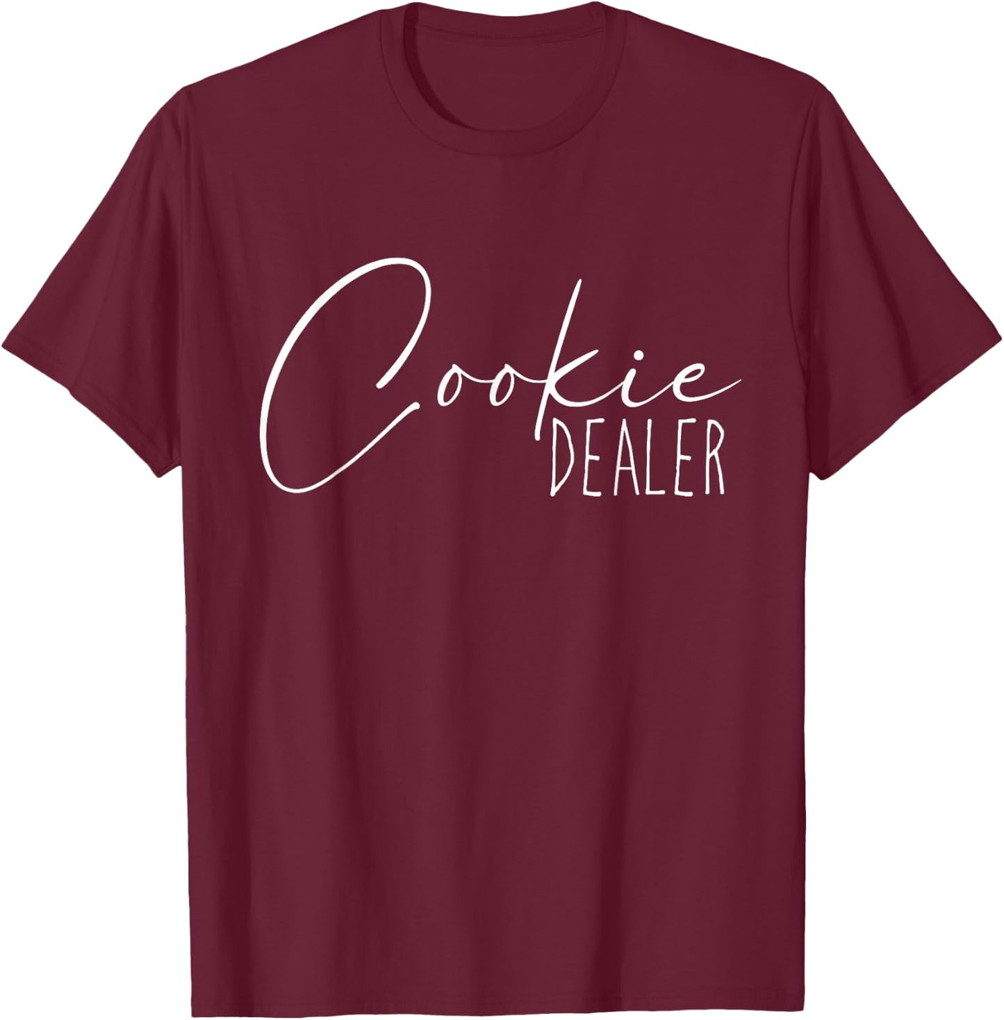 Cookie Gift Cookies Lovers - Chocolate Cookie Dealer T-Shirt - T-Shirt | Maroon