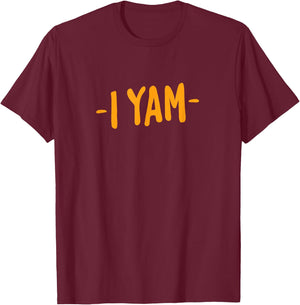 She's My Sweet Potato - I YAM Couple's Matching T-Shirt - T-Shirt | Maroon