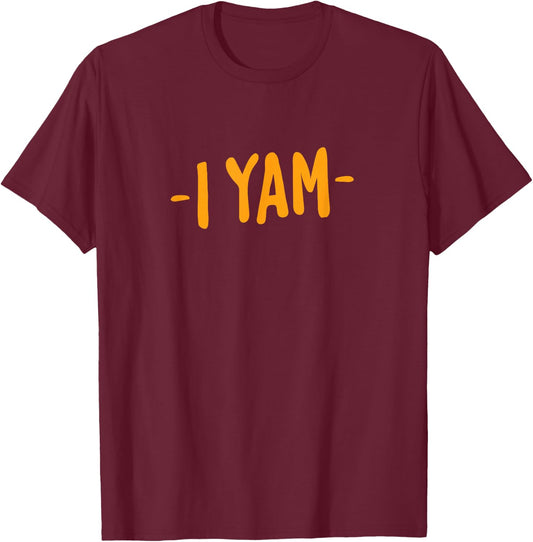 She's My Sweet Potato - I YAM Couple's Matching T-Shirt - T-Shirt | Maroon