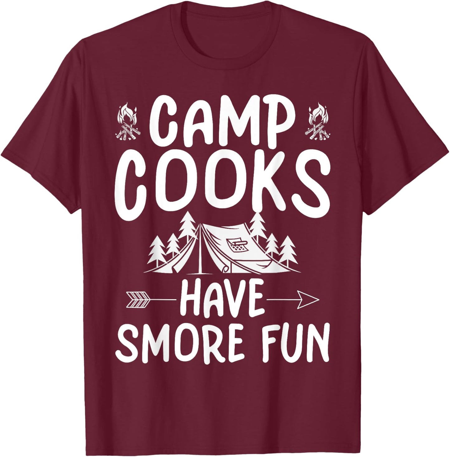 Funny Summer Camp Cook - Have Smore Fun Men Women Kids T-Shirt - T-Shirt | Maroon