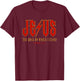 Christian Jesus Rock Band Matthew 7:24, Retro Vintage T-Shirt - T-Shirt | Maroon