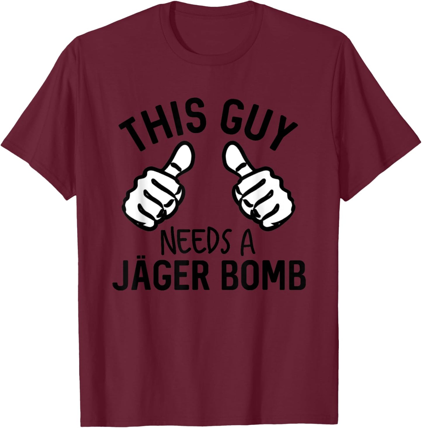 Hop Seltzer Swag 2 Men's Jager Bomb Funny Alcohol Spirits Graphic Grey Small T-Shirt - T-Shirt | Maroon