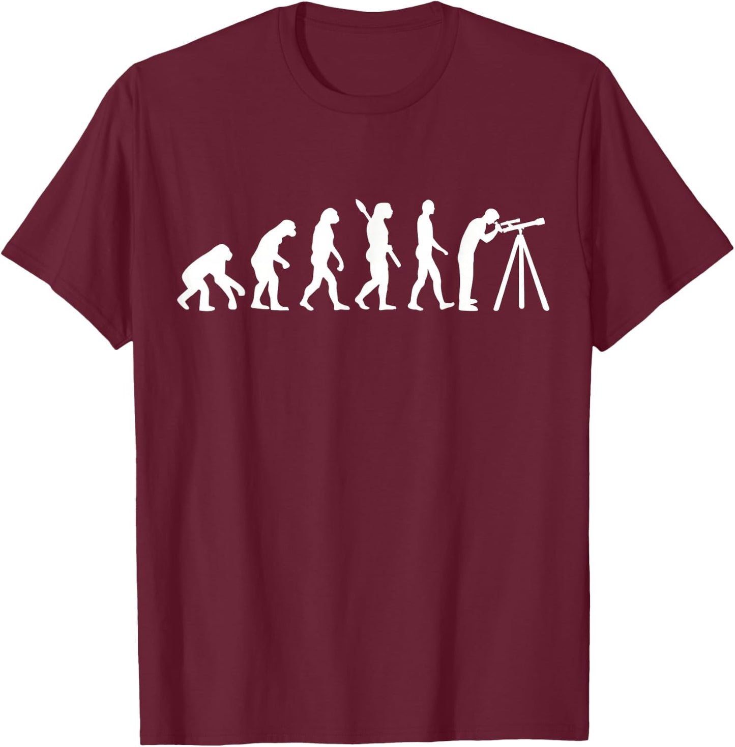 Evolution astronomy T-Shirt - T-Shirt | Maroon