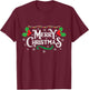 Merry Christmas T-Shirt - T-Shirt | Maroon