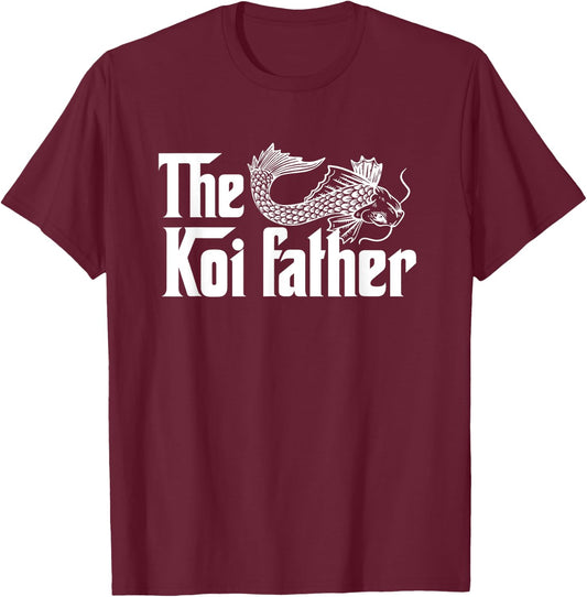 The koi father koi fish breeders and owners T-Shirt - T-Shirt | Maroon