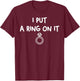 Engagement Proposal Boyfriend To Fiance Future Husband Mr. T-Shirt - T-Shirt | Maroon