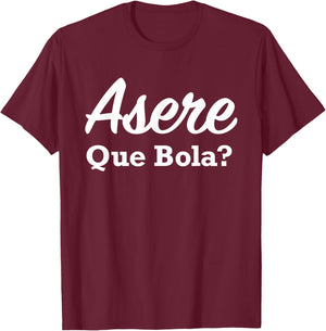 Asere This Ball Cuban T-Shirt - T-Shirt | Maroon