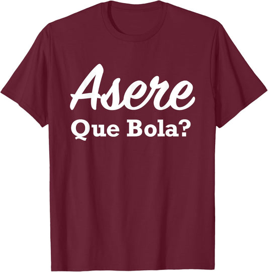 Asere This Ball Cuban T-Shirt - T-Shirt | Maroon