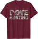 Dove Hunting Pigeon Camouflage Dove Hunter T-Shirt - T-Shirt | Maroon