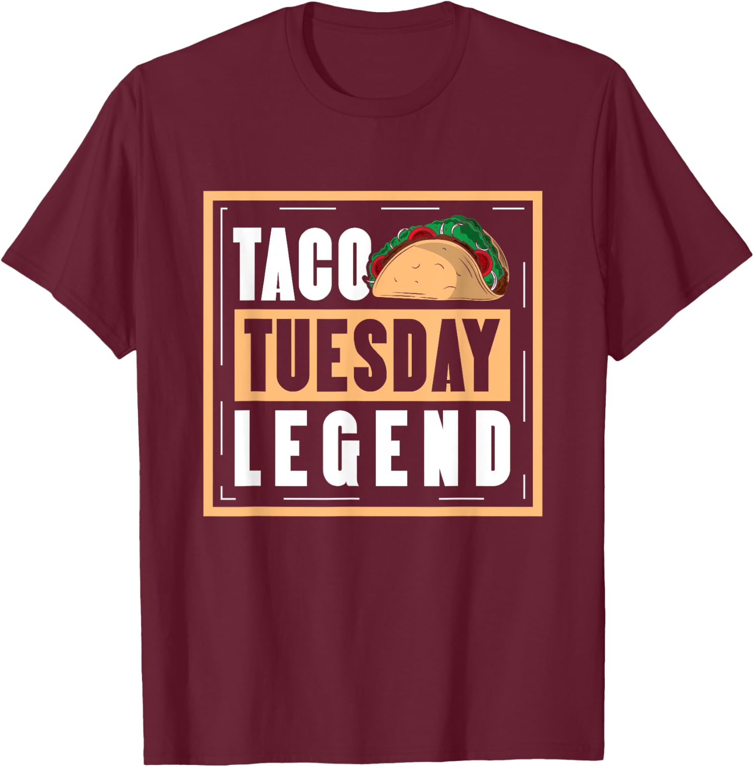Cinco De Mayo Taco Costume Adult Taco Pajamas Kids T-Shirt - T-Shirt | Maroon