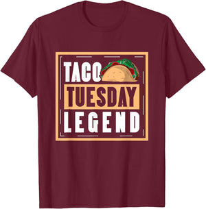Cinco De Mayo Taco Costume Adult Taco Pajamas Kids T-Shirt - T-Shirt | Maroon