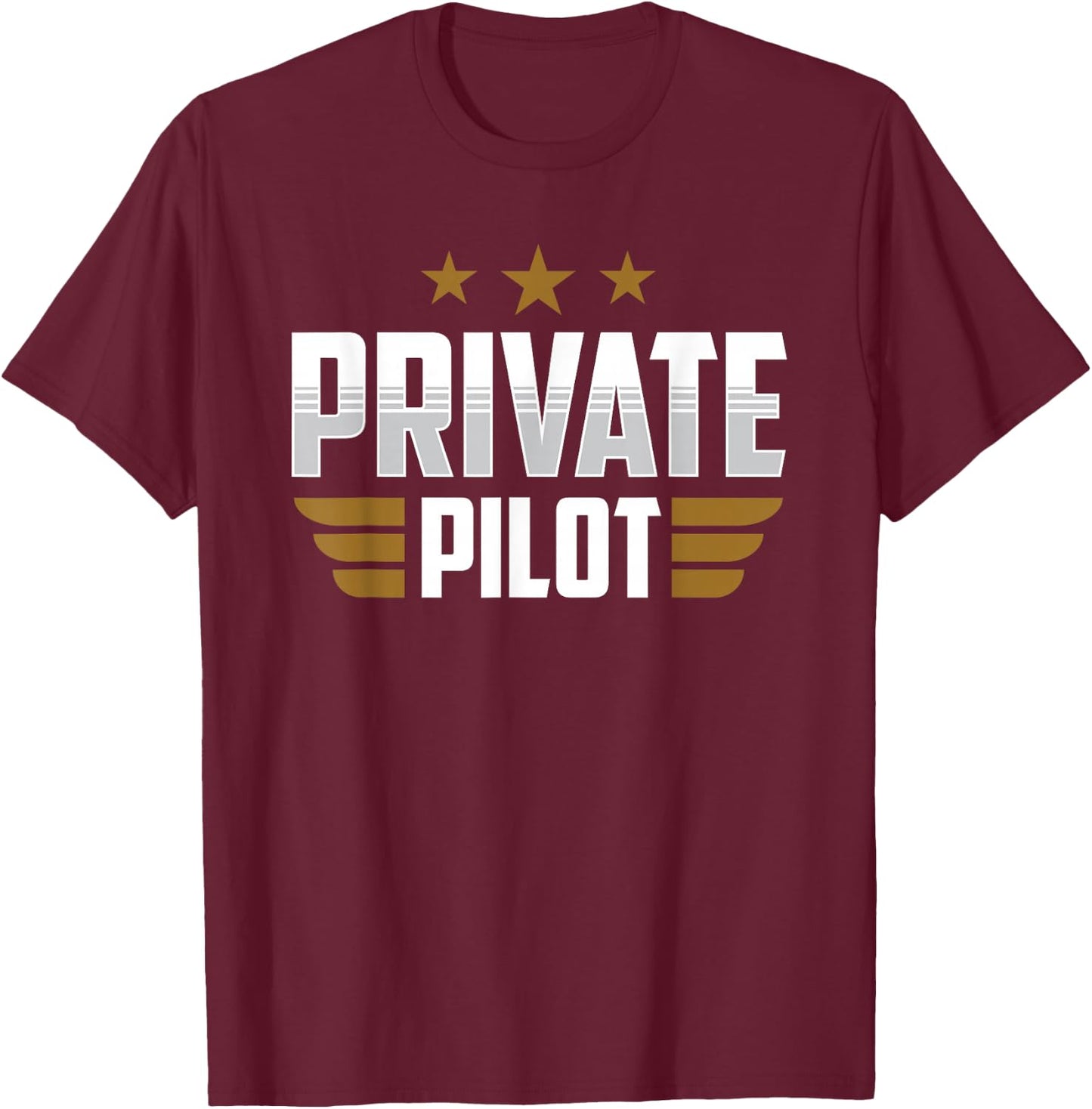 Privatpilot Jet Private Plane Small Plane Light Aircraft T-Shirt - T-Shirt | Maroon