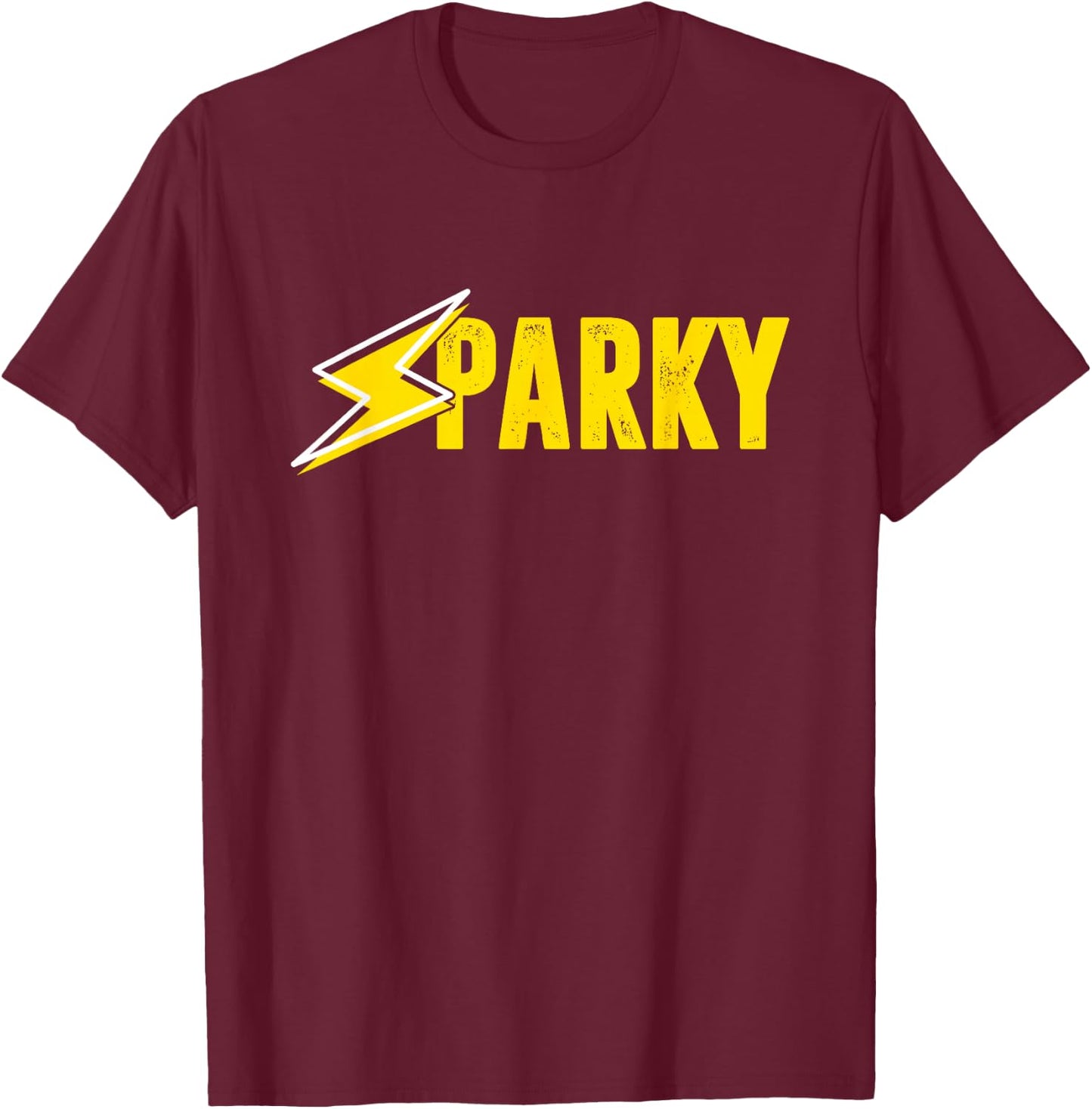 Sparky | Electricity Lineworker | Electrician T-Shirt - T-Shirt | Maroon