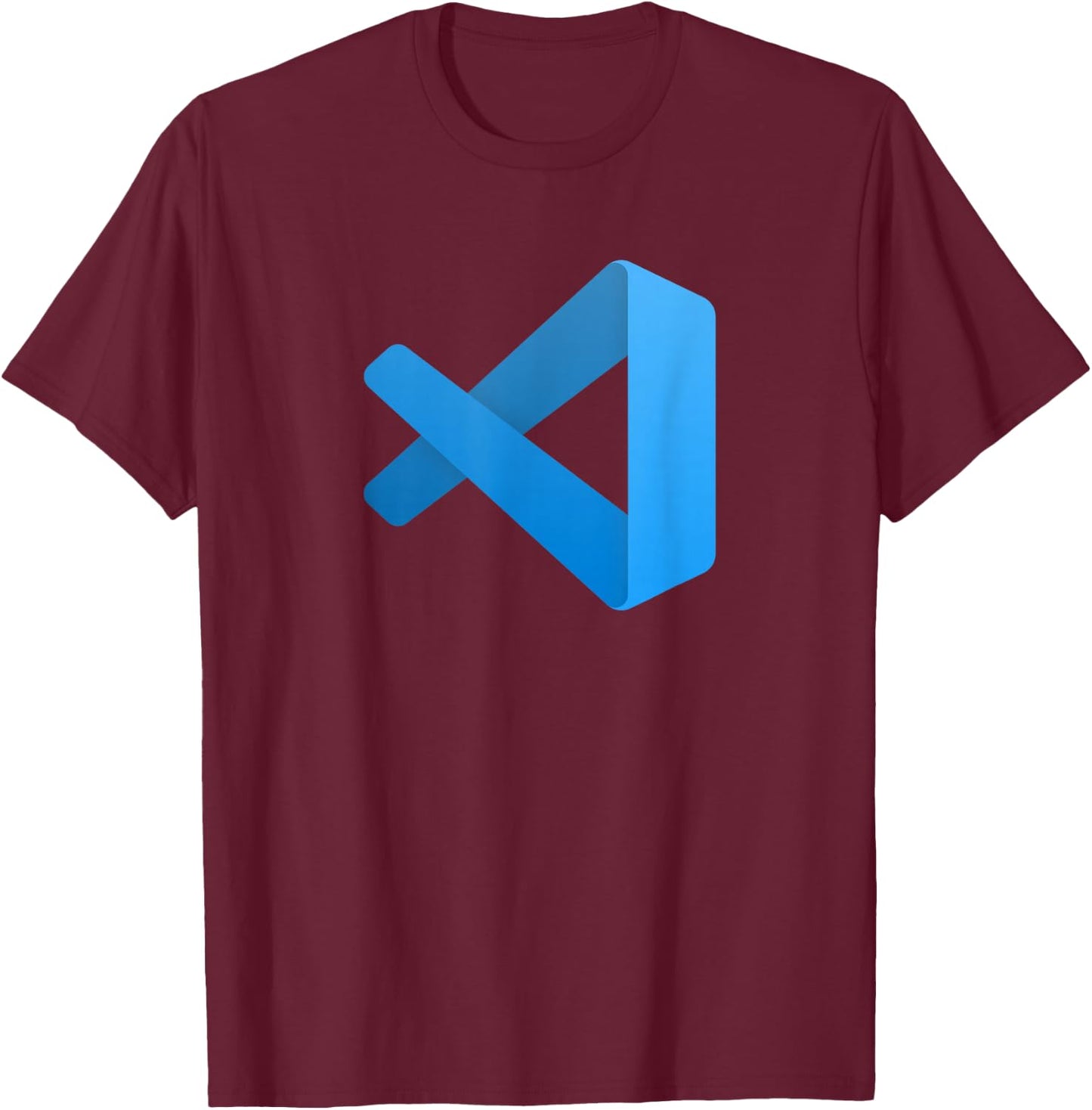 Visual Studio Code (VS Code) for Developers T-Shirt - T-Shirt | Maroon