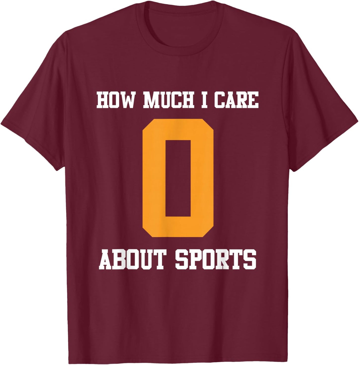 Anti Football Fan No Baseball No Football T-Shirt - T-Shirt | Maroon