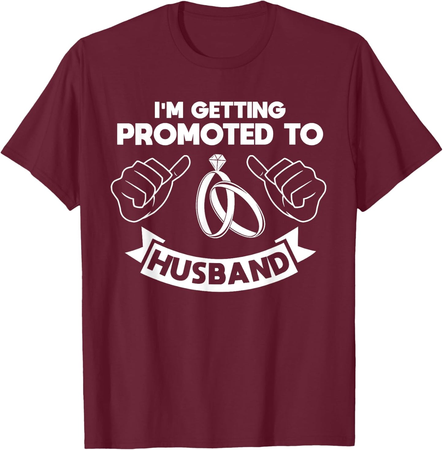 Groom Fiancé Bachelor Prewedding Party Best Man Groomsmen T-Shirt - T-Shirt | Maroon