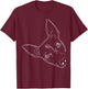 Funny Dog American Hairless Terrier T-Shirt - T-Shirt | Maroon