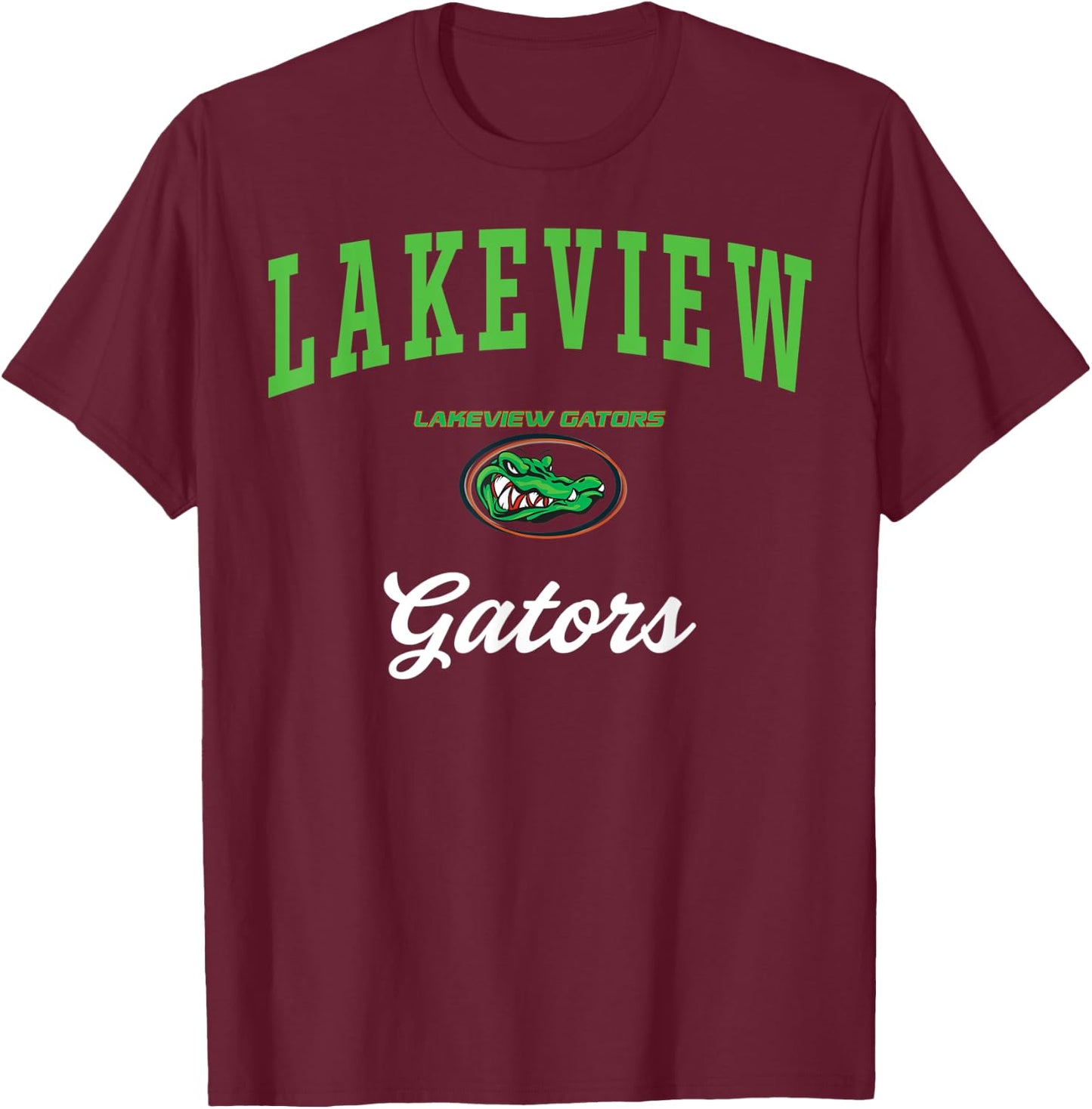Lakeview High School Gators C3 T-Shirt - T-Shirt | Maroon