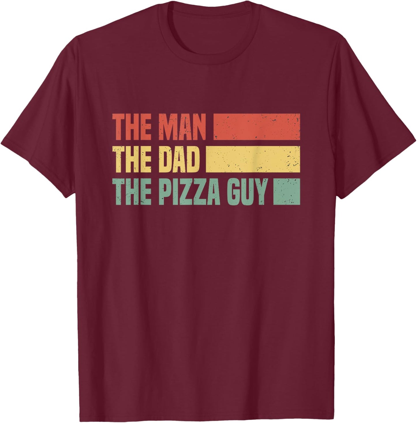 Pizza delivery Guy - Design for Pizza Lovers T-Shirt - T-Shirt | Maroon