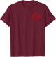 Norse Vegvisir Symbol Valhalla Viking Compass Odin Pagan T-Shirt - T-Shirt | Maroon