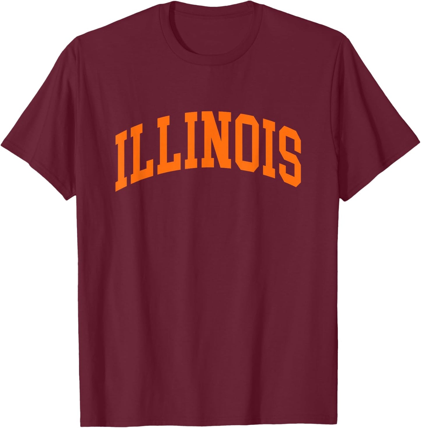 Illinois - Throwback Design - Classic T-Shirt - T-Shirt | Maroon