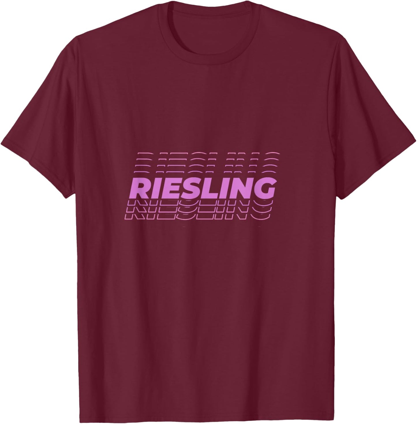 Riesling Natural Wine T-Shirt - T-Shirt | Maroon