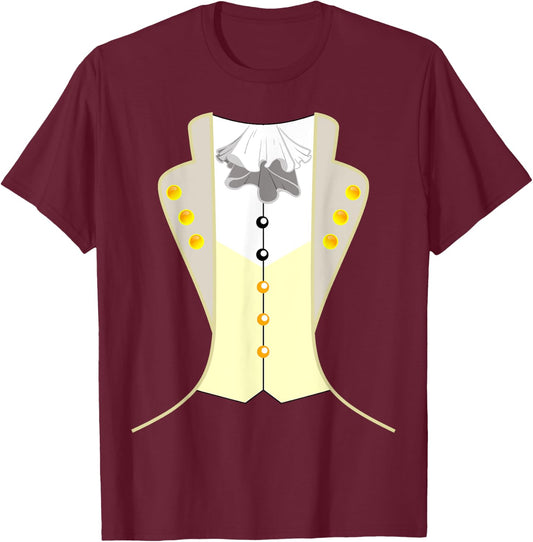 Alexander Hamilton Costume T Shirt T-Shirt - T-Shirt | Maroon