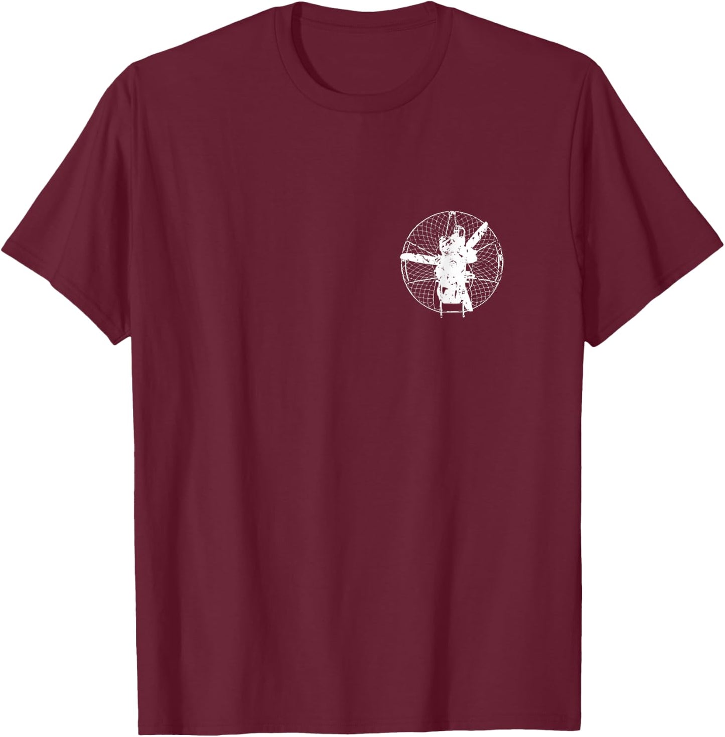 Simple Paramotor Shirt For Powered Paragliding Lovers T-Shirt - T-Shirt | Maroon