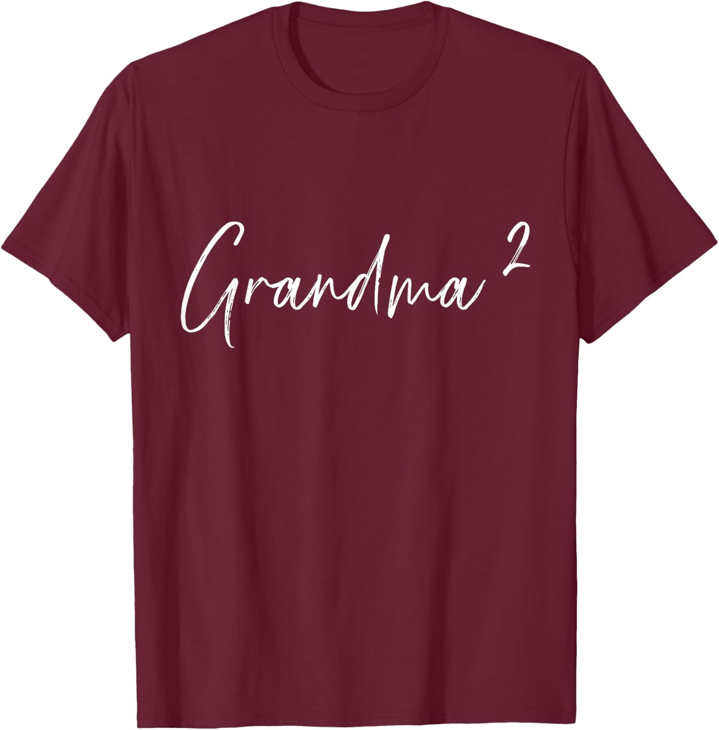 Two Times Grandma Tall 2 Twins T-Shirt - T-Shirt | Maroon
