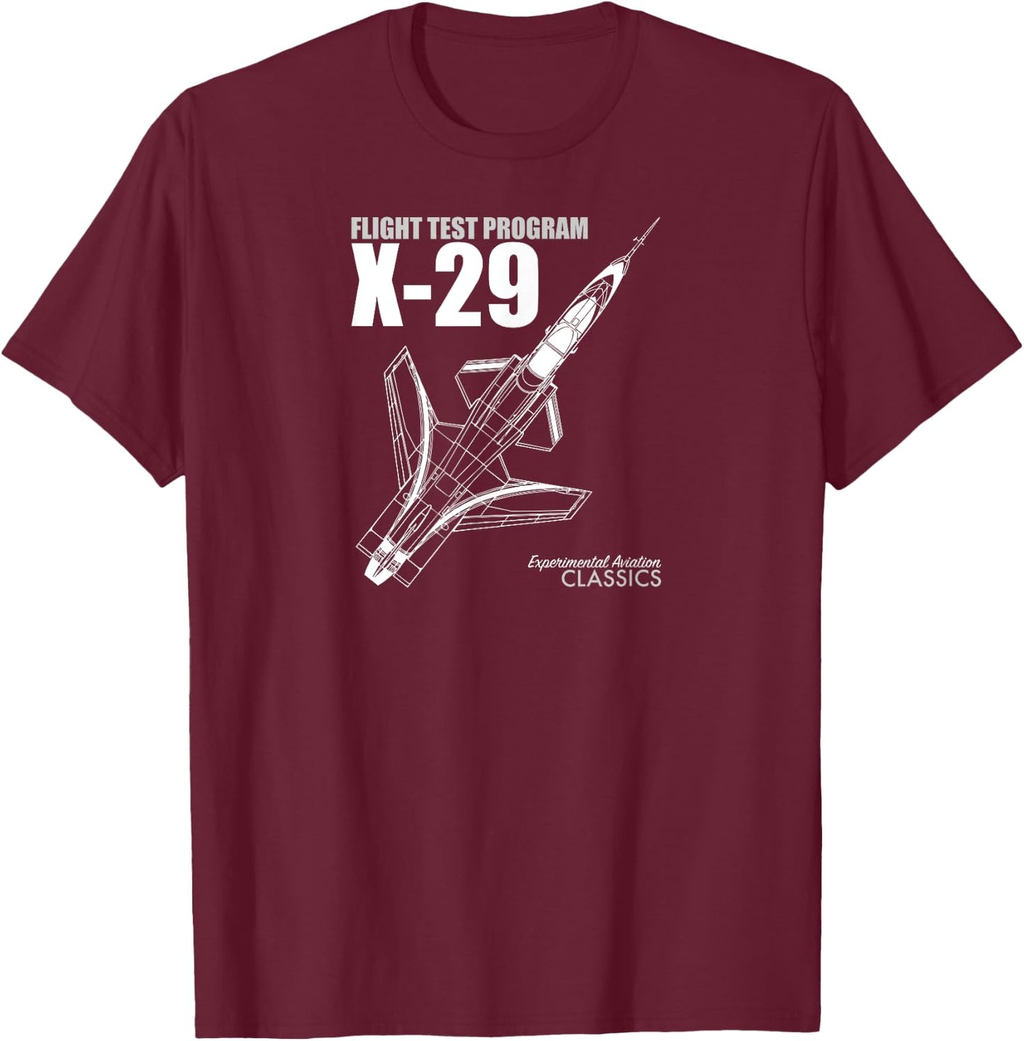 X-29 T-Shirt - T-Shirt | Maroon