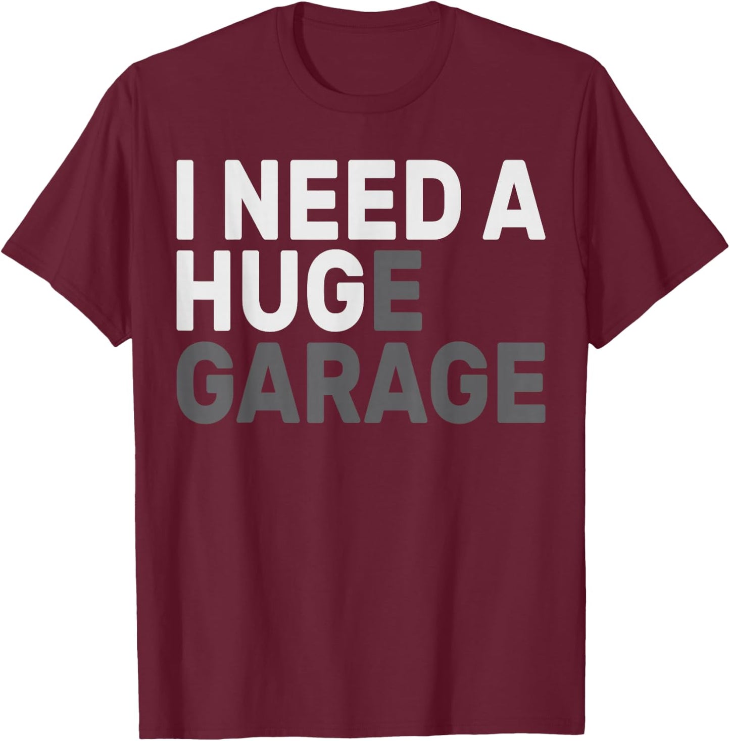 I Need A Hug E Garage Mechanic T-Shirt - T-Shirt | Maroon