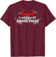FAA Drone Pilot Certified part 107 on Back T-Shirt - T-Shirt | Maroon