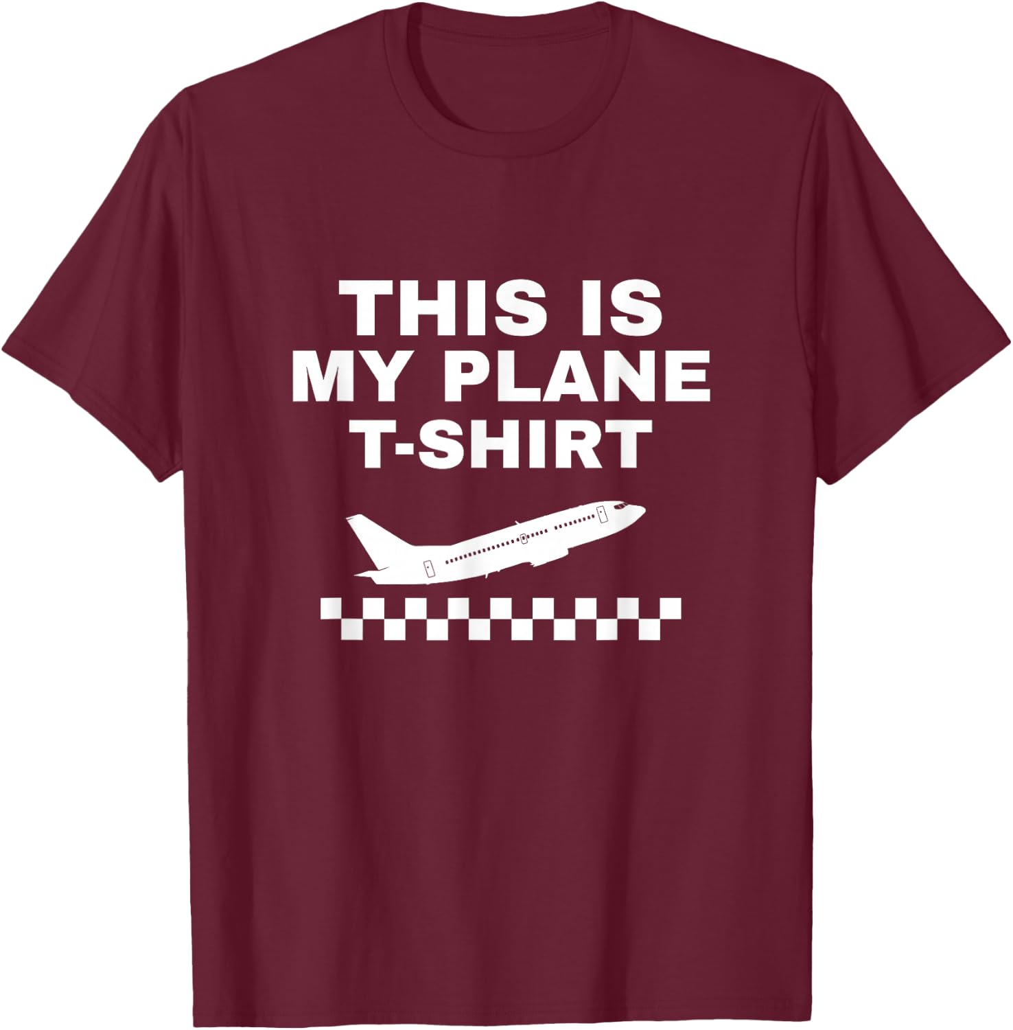 This My Plane Shirt Airplanes Funny Pilot Aviation Airplane T-Shirt - T-Shirt | Maroon