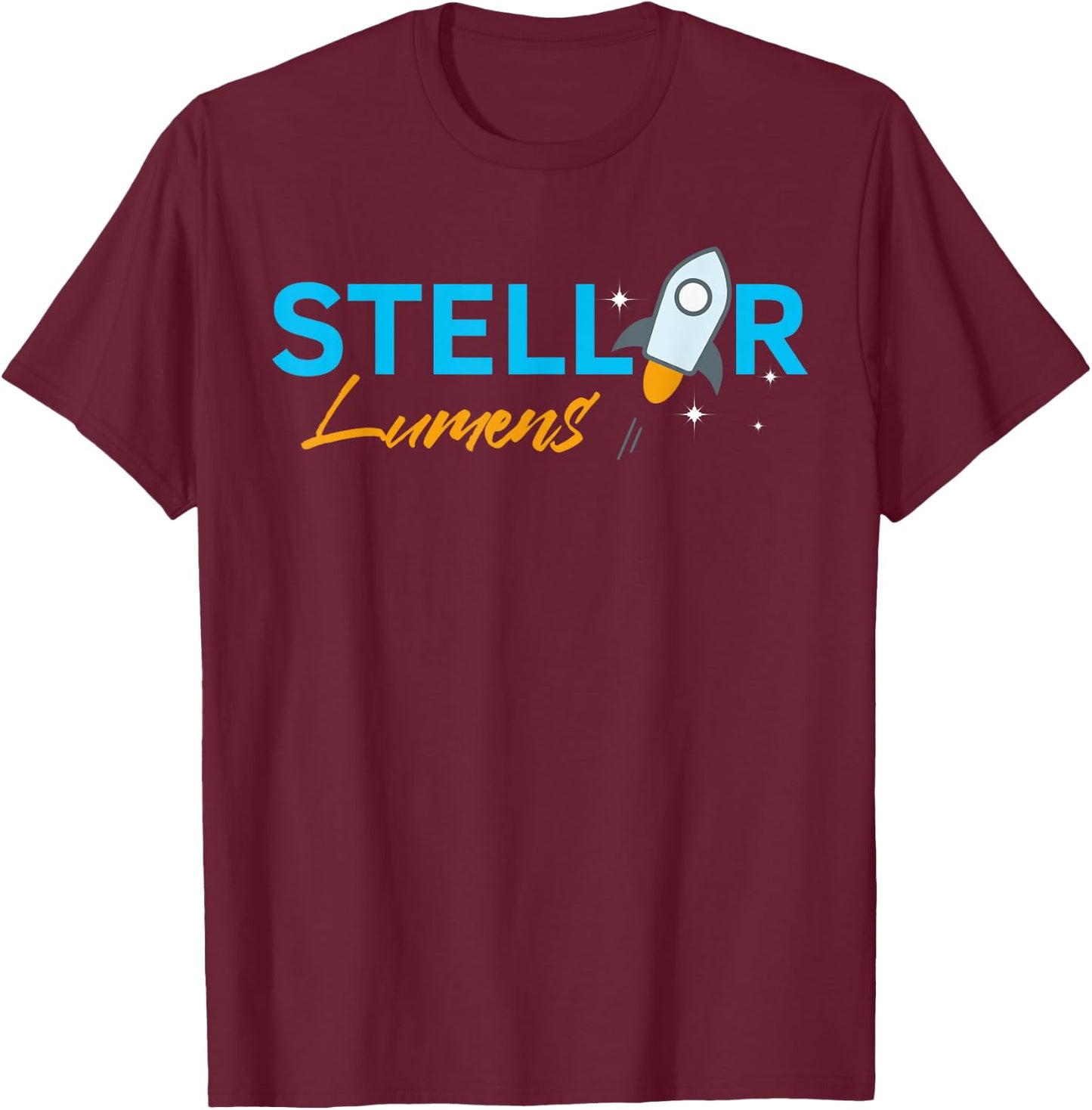 Stellar Lumens (XLM) Hodler Investor Trader T-Shirt - T-Shirt | Maroon