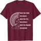 Buddha Quote What you Think, You Create Spiritual T-Shirt - T-Shirt | Maroon