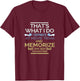 Funny Movie Trivia & Comic Book Fan Apparel Men & Women Gift T-Shirt - T-Shirt | Maroon