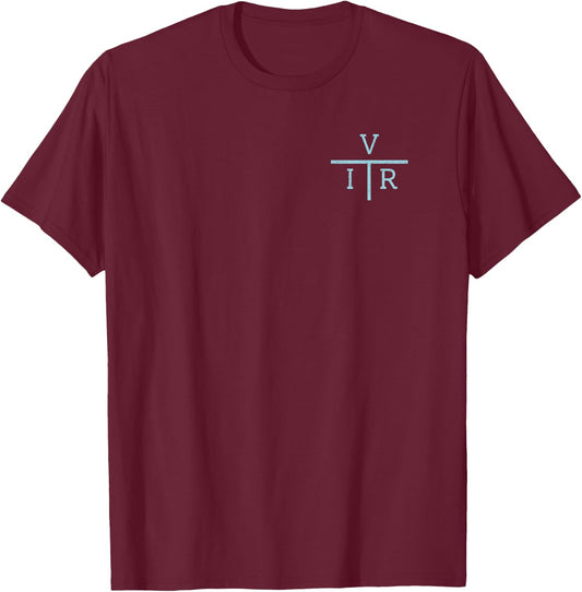 Subtle Ohms Law Equations Electrical Electronics Engineer T-Shirt - T-Shirt | Maroon