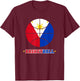 Philippines Filipino Sport Basketball Basket Ball Proud Flag T-Shirt - T-Shirt | Maroon