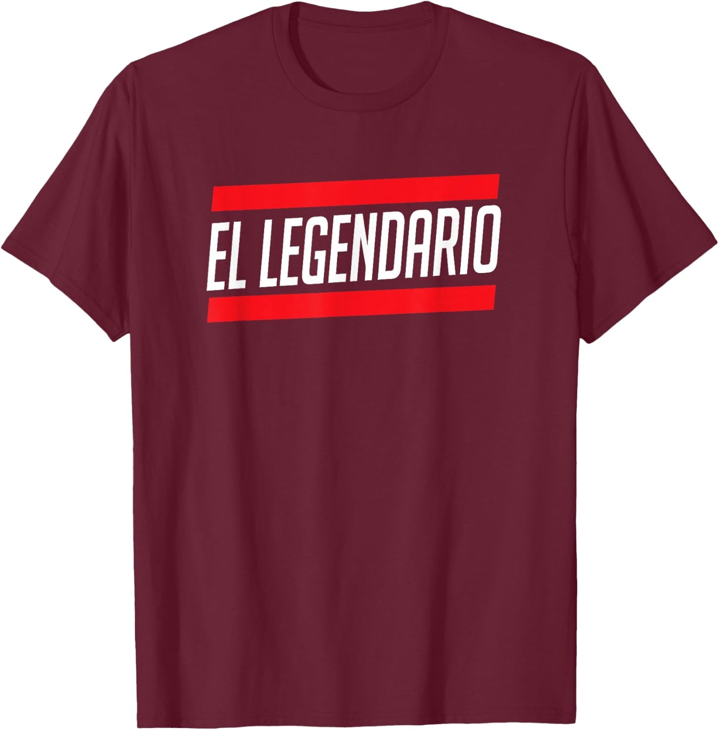El Legendario Novelty Graphic T Shirt T-Shirt - T-Shirt | Maroon
