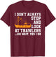 Funny Fishing Trawler Lover Quote Fishermen Boat T-Shirt - T-Shirt | Maroon