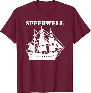 Speedwell Ship - Pilgrim Boat America American History T-Shirt - T-Shirt | Maroon