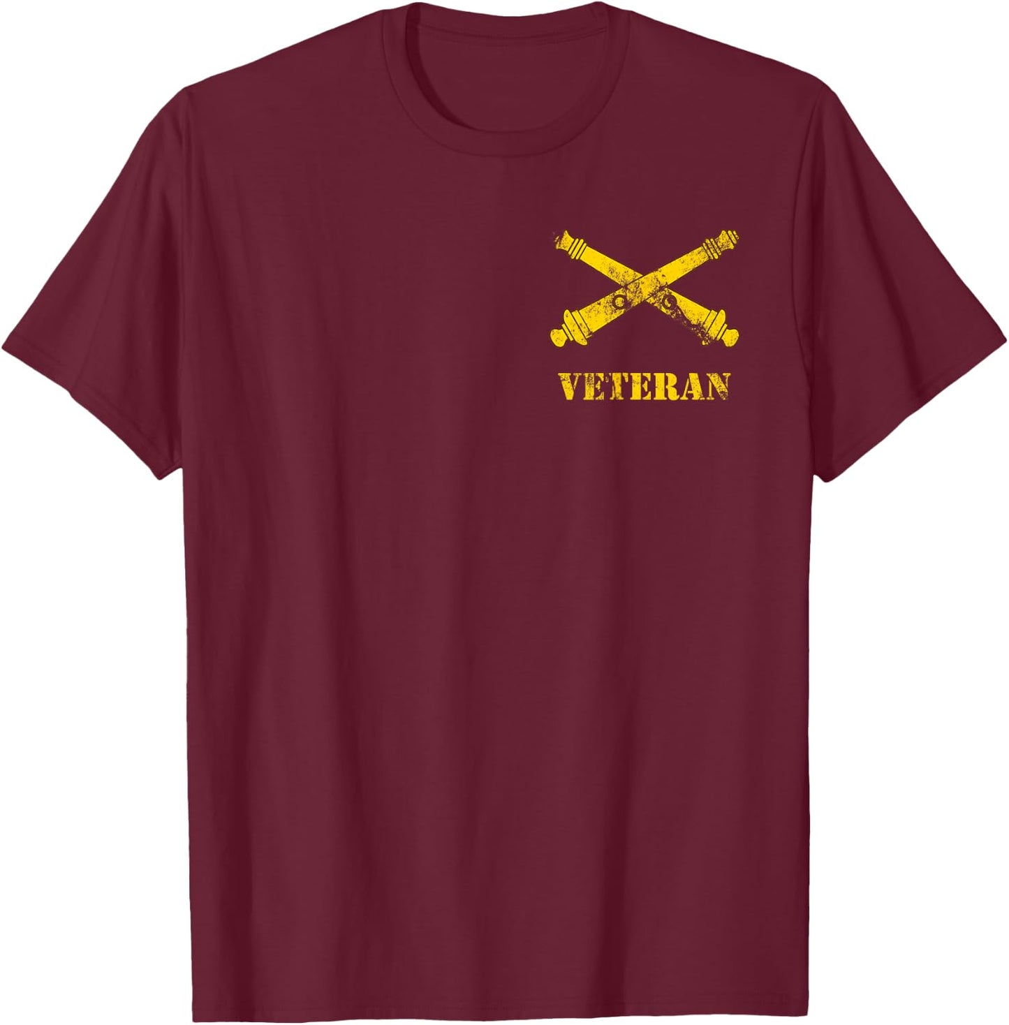US Army Field Artillery Veteran - FA 13 Bravo (13B) Vintage T-Shirt - T-Shirt | Maroon
