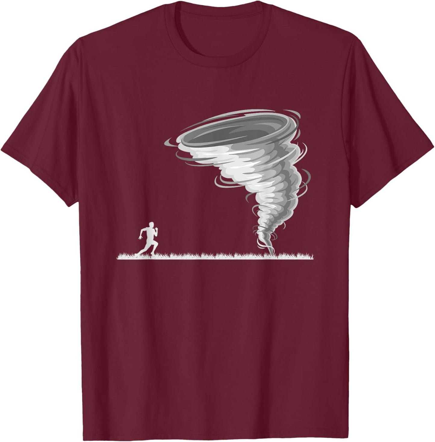 Storm Chaser Tornado Hurricane Funny Storm Chasing T-Shirt - T-Shirt | Maroon